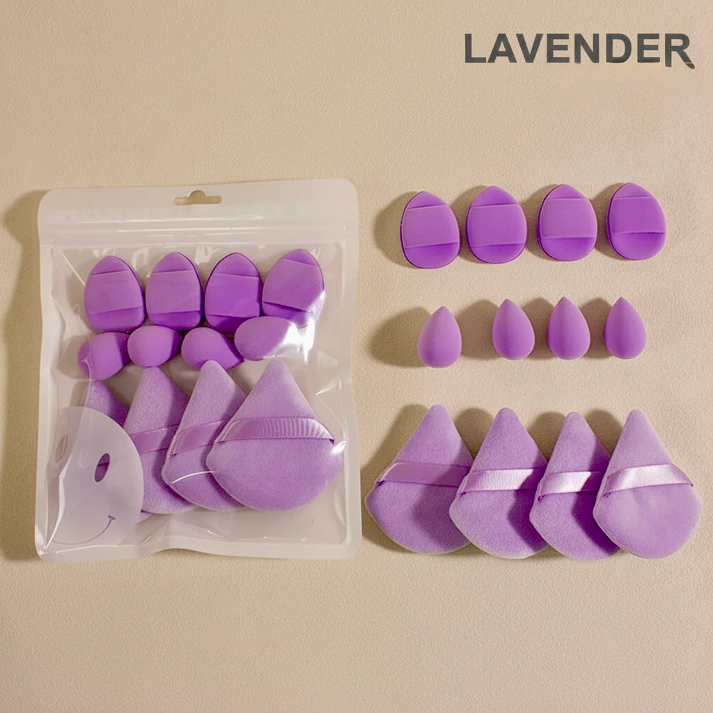 Veloria ProFinish™ 12-Piece Puff & Sponge Set